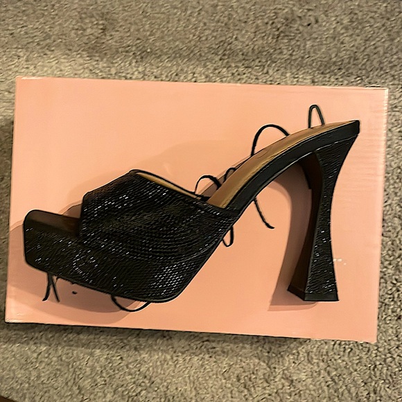 Wild Pair Shoes - Black Heels